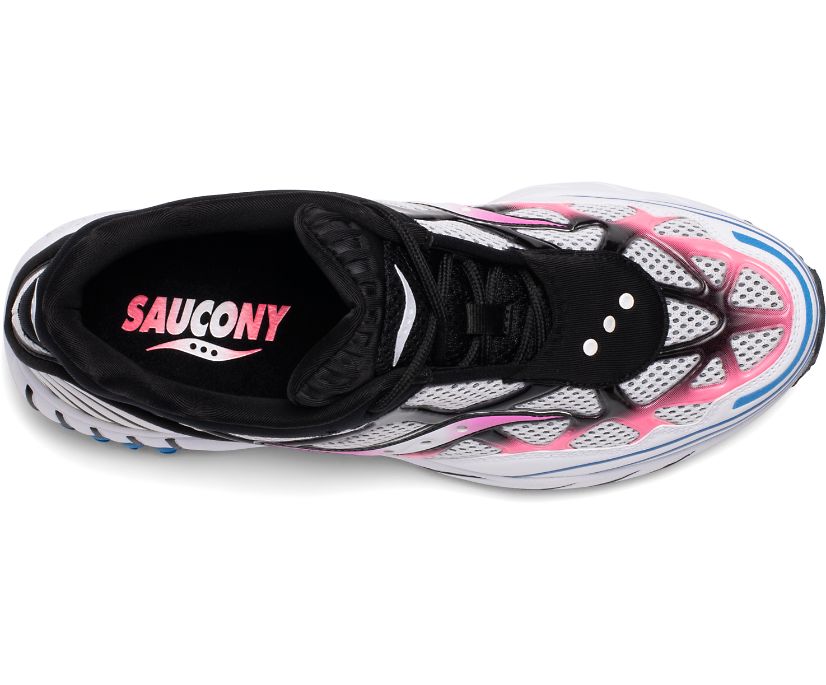 Saucony Grid Web Women's Originals White / Pink / Blue | AU 009OKIR